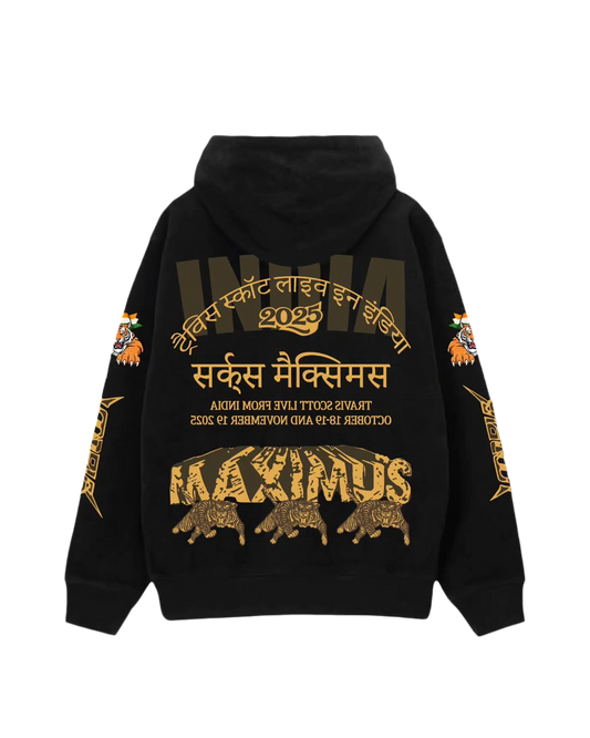 TRAVIS LIVE IN DELHI | HOODIE BLACK