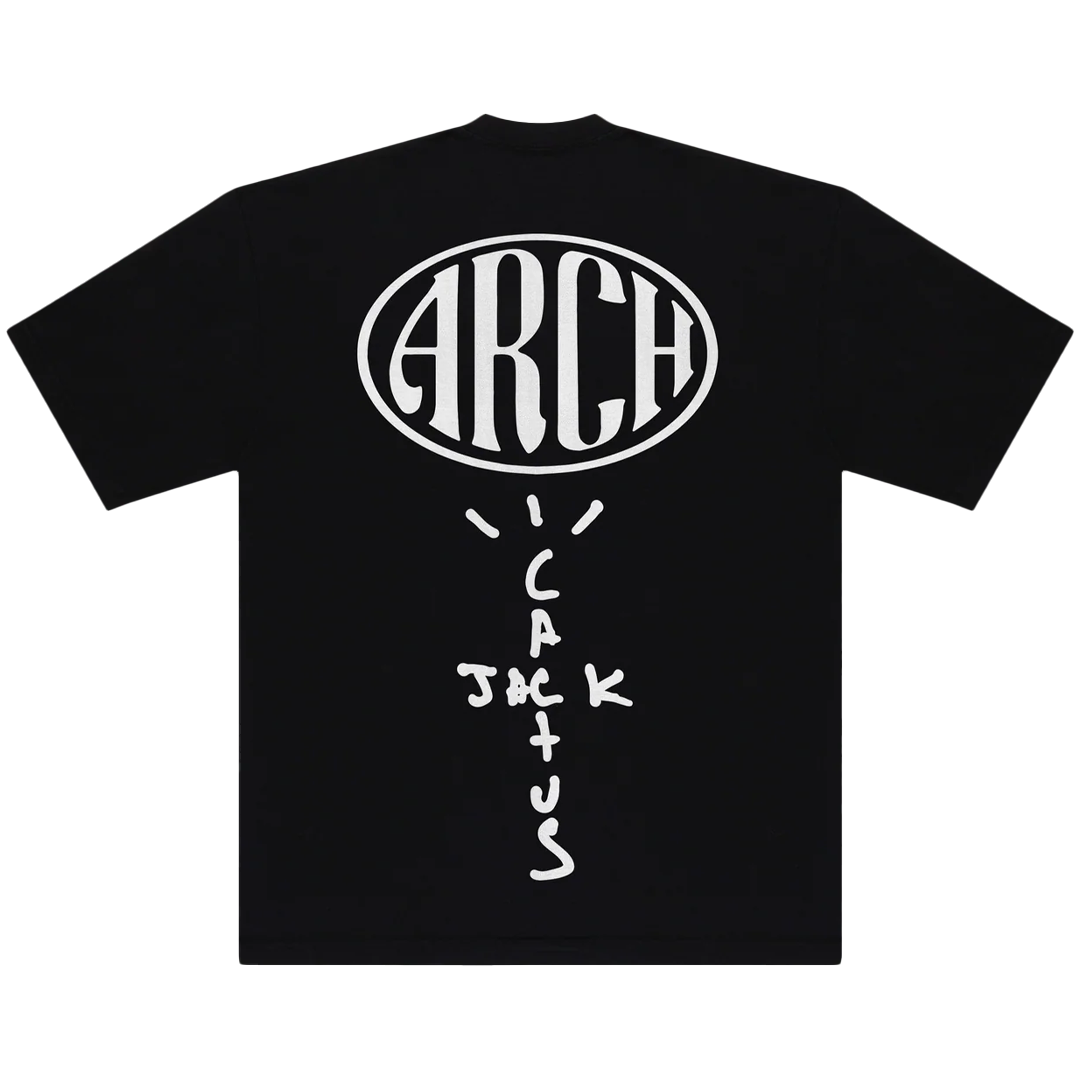 CJ X ARCH PAPER PLANE TEE (BLACK)