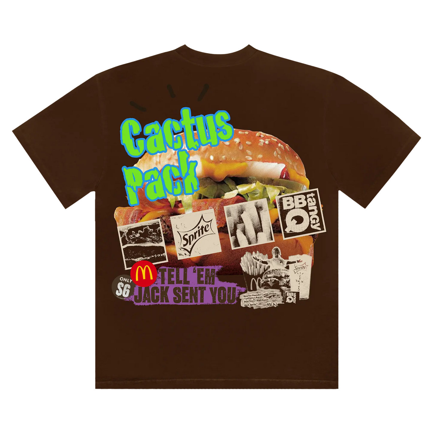 CJ X MCD CACTUS PACK VINTAGE PROMO | T-SHIRT BROWN