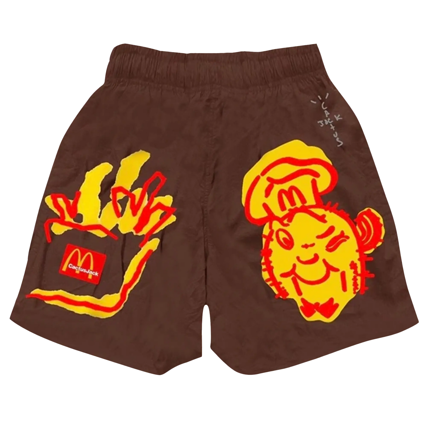 CJ X MCD ILLUSTRATION | SHORTS BROWN