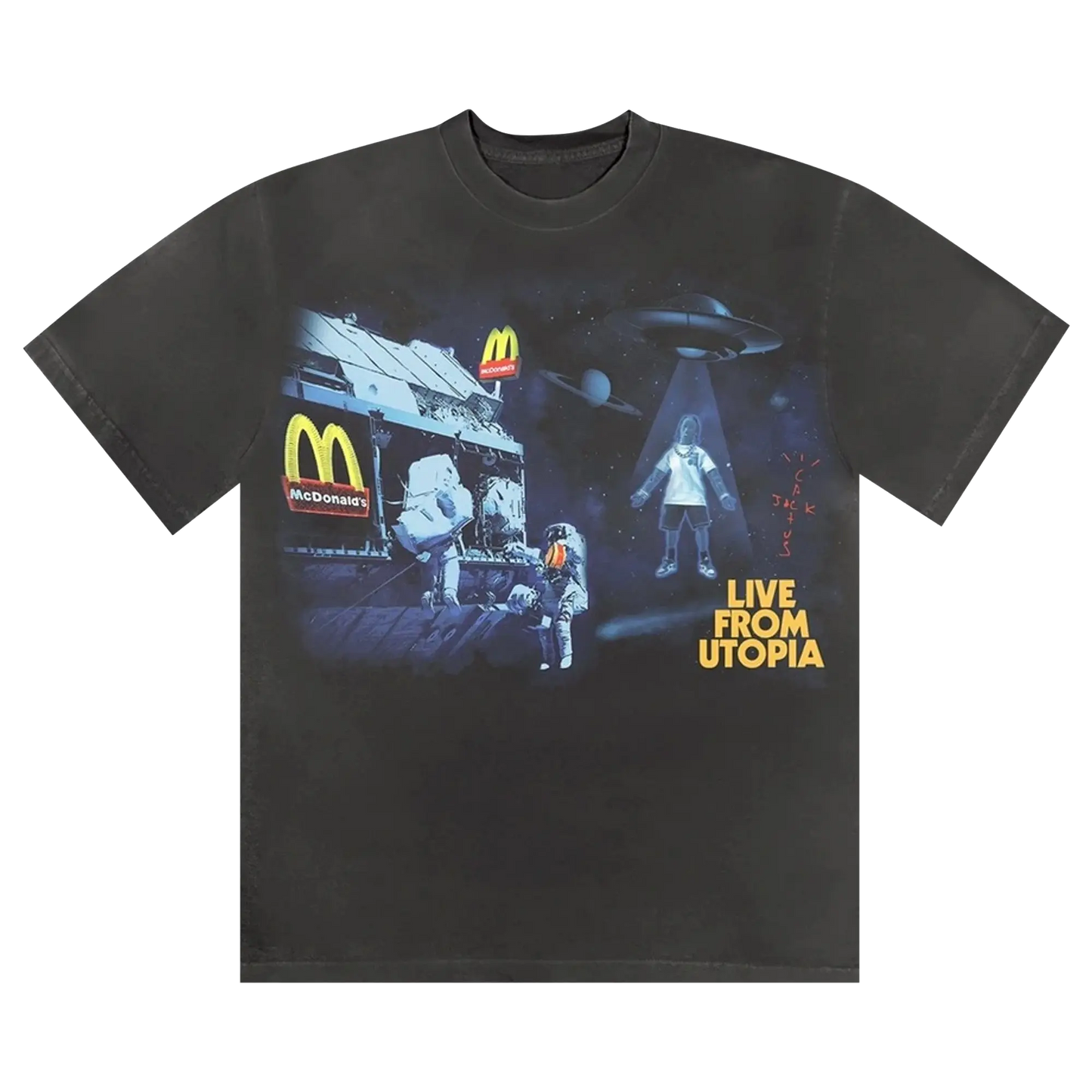 CJ X MCD LIVE FROM UTOPIA | T-SHIRT BLACK