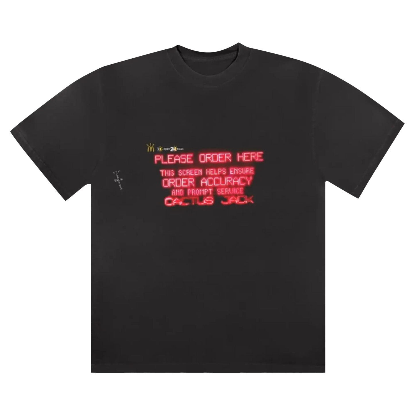 CJ X MCD ORDER HERE | T-SHIRT BLACK
