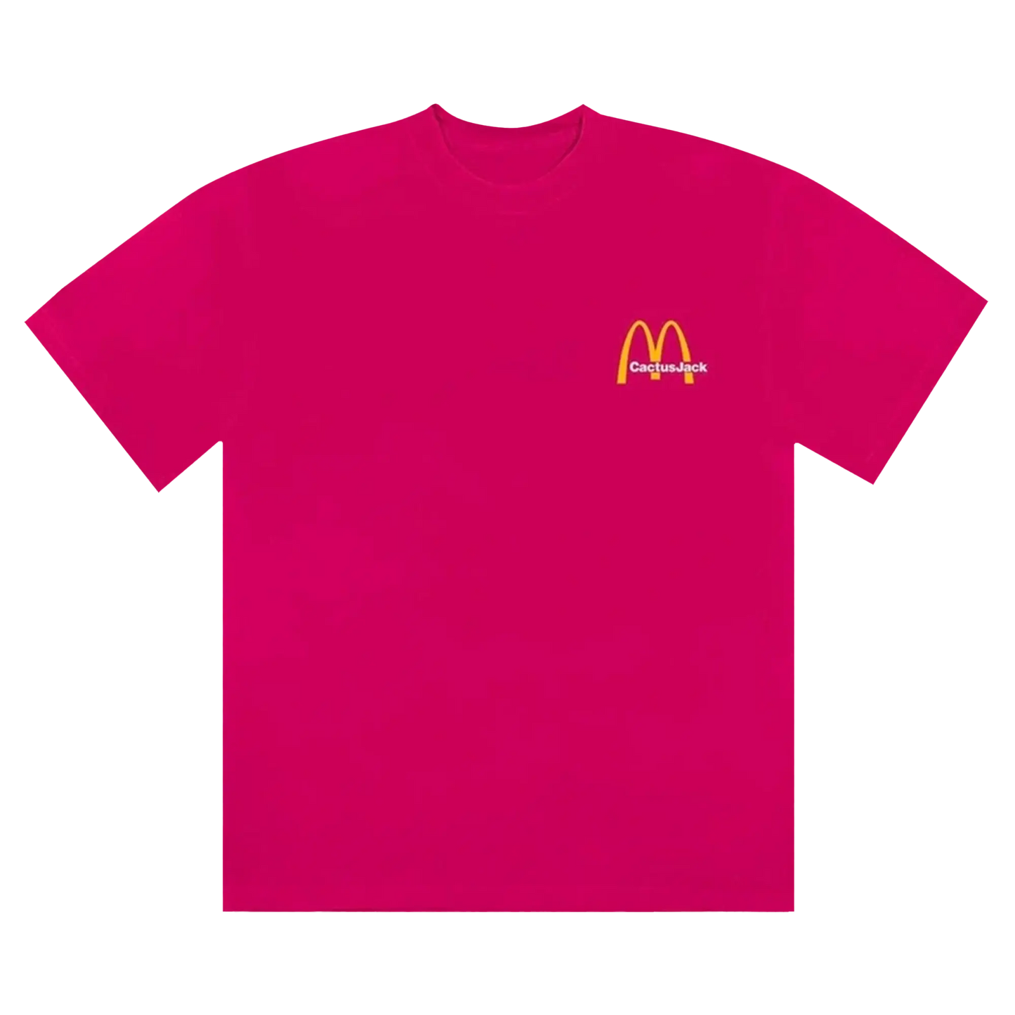 CJ X MCD VINTAGE ACTION FIGURE I T-SHIRT HOT PINK