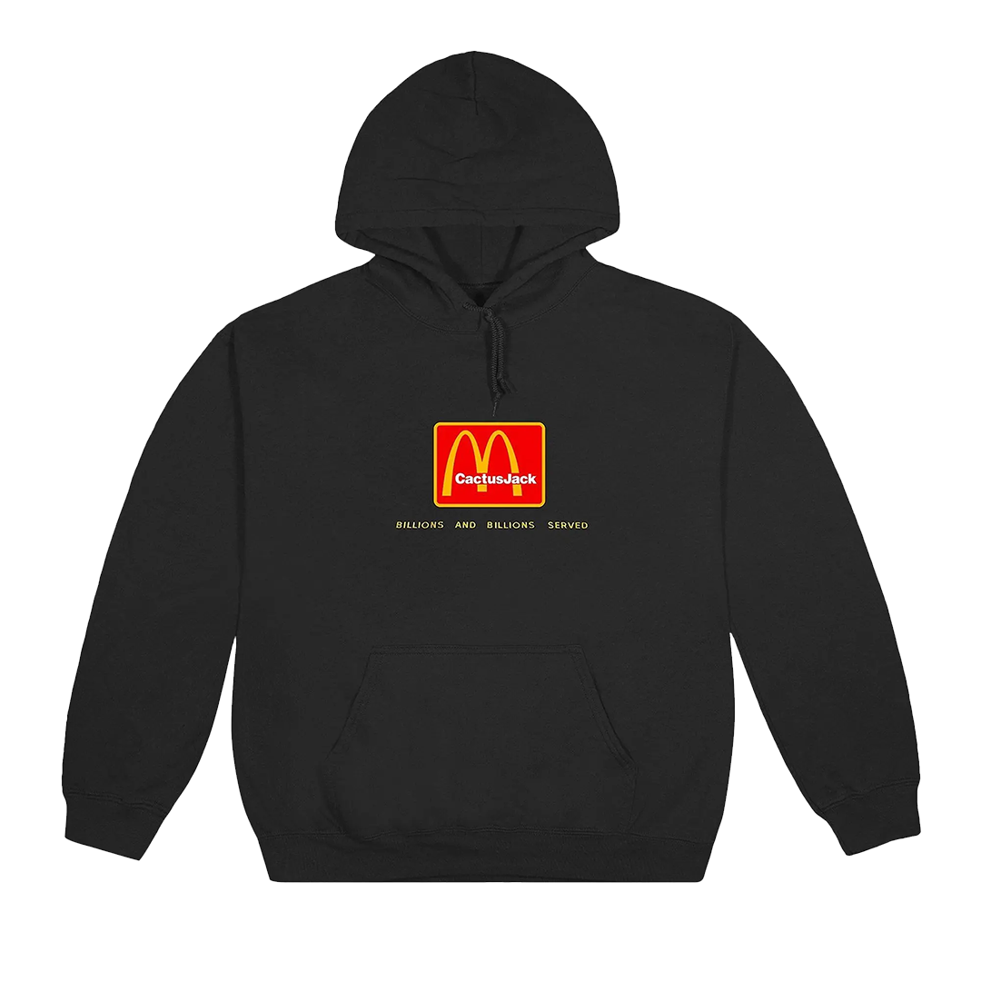 CJ X MCD BILLIONS SERVED | HOODIE BLACK