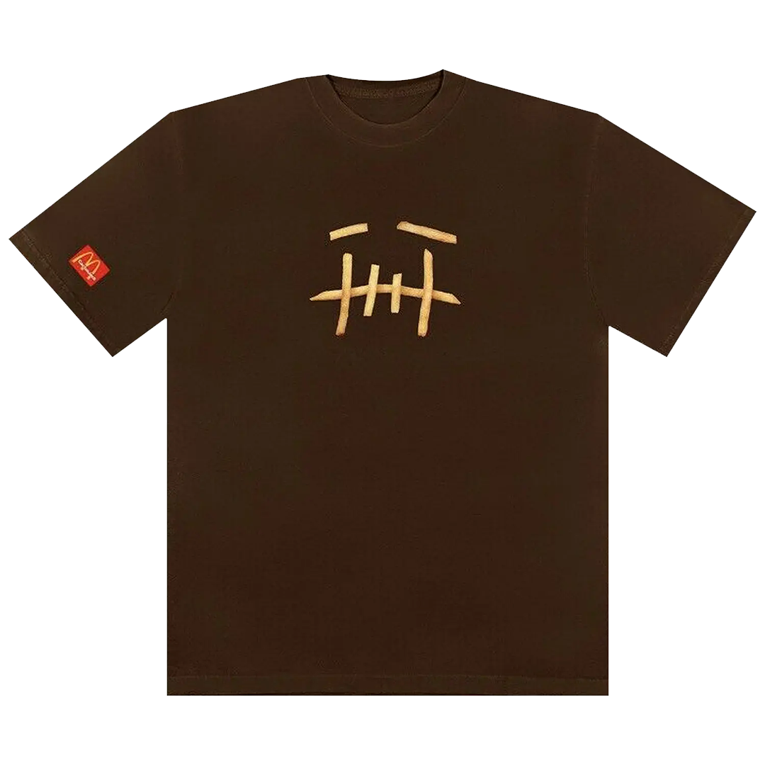 CJ X MCD FRY | T-SHIRT BROWN