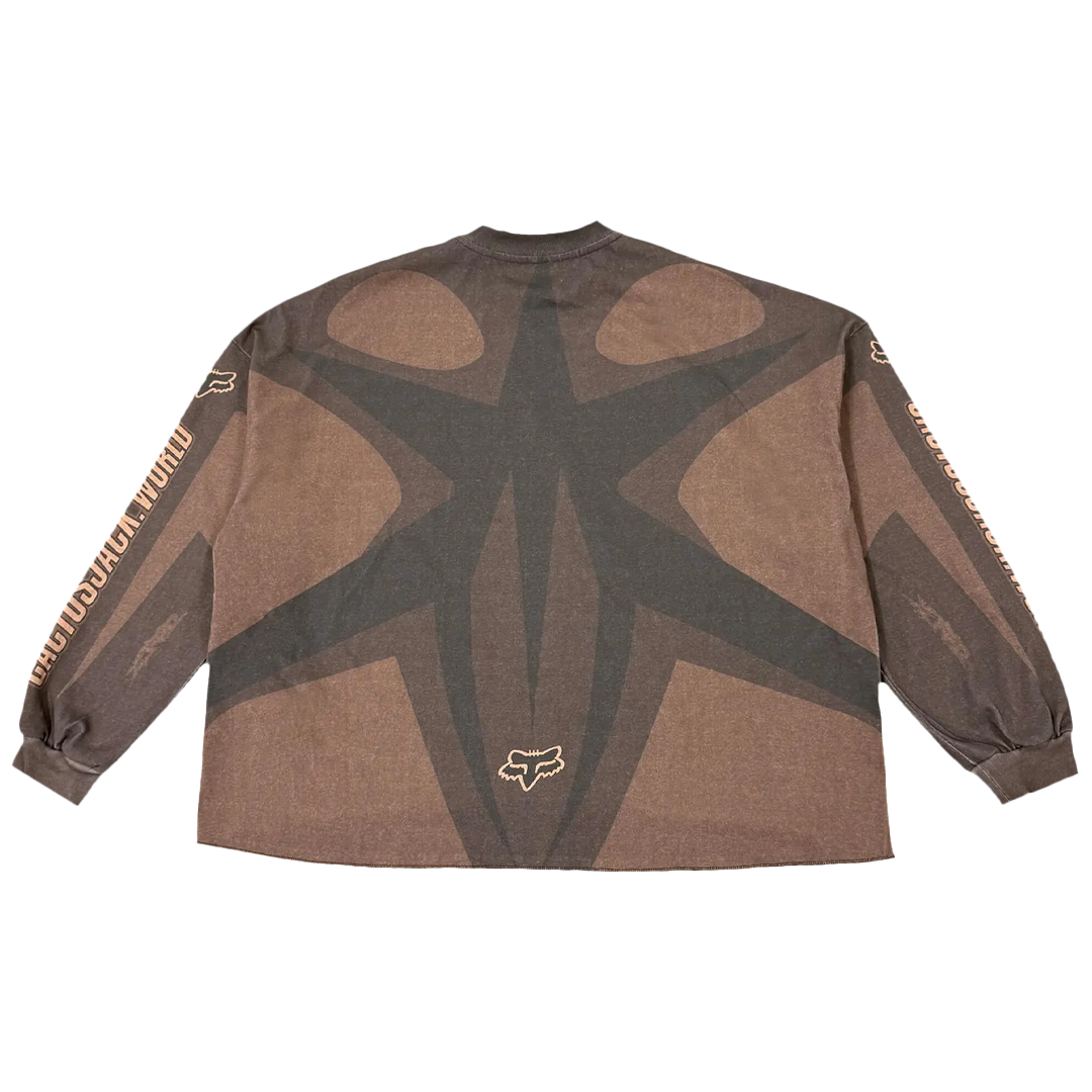 CJ X FOX RACING JERSEY | BROWN