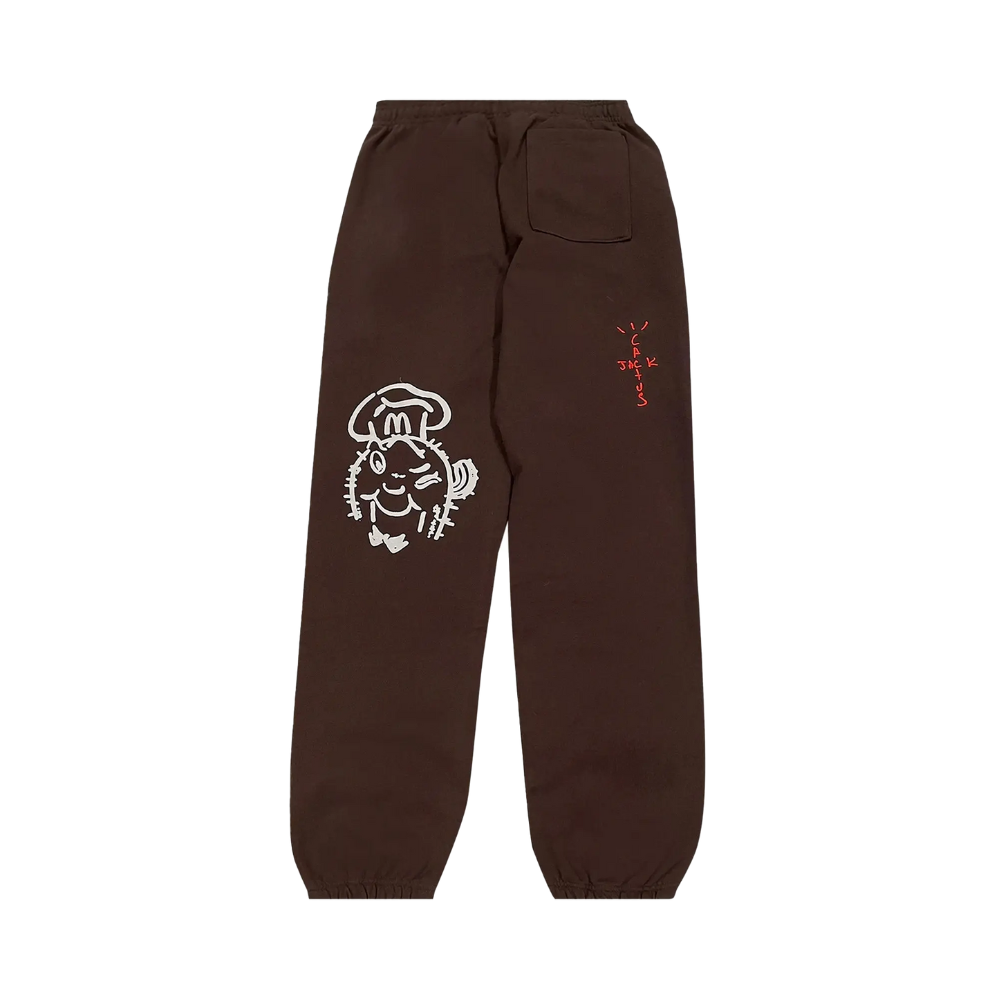 CJ X MCD STICKER BOMB | SWEATPANTS BROWN