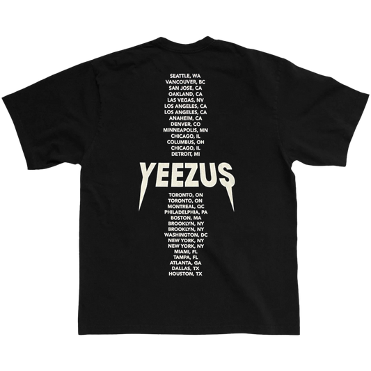 YZY YEEZUS TOUR TEE BLACK | v2