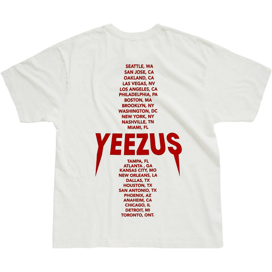 YZY YEEZUS TOUR TEE WHITE | v1