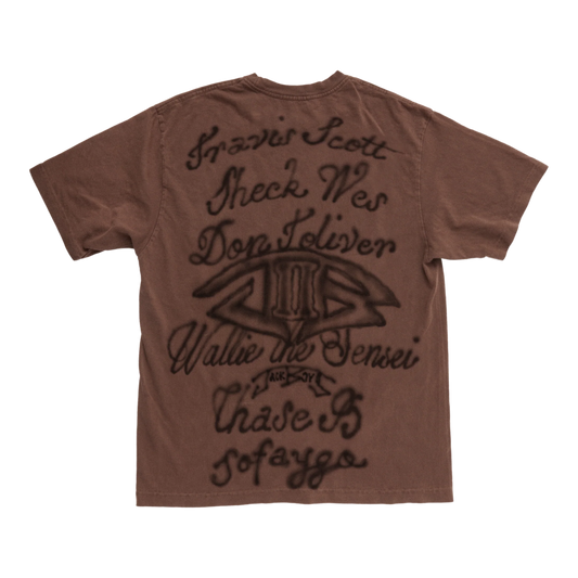 CJ TEE | JACKBOYS 2 | BROWN SPRAY (LIMITED EDITION)