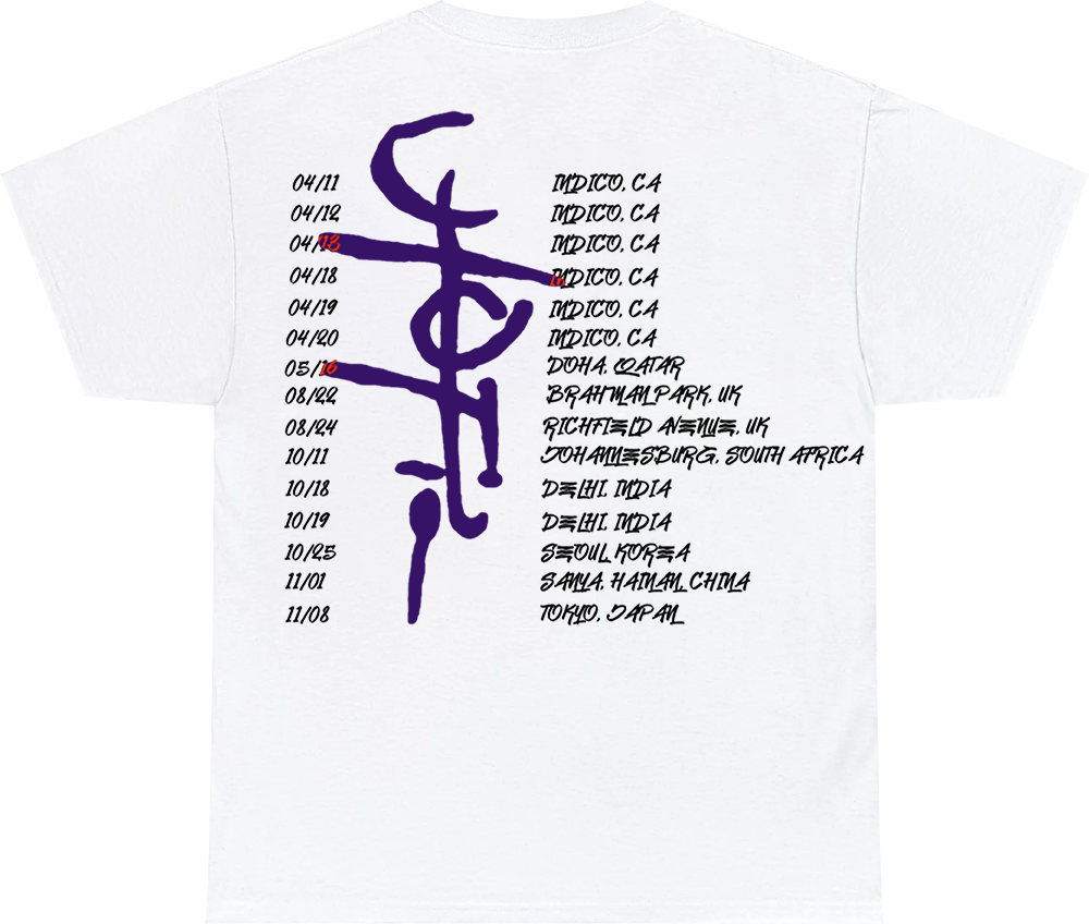 CIRCUS MAXIMUS TOUR DATES TEE (ONLINE EXCLUSIVE)