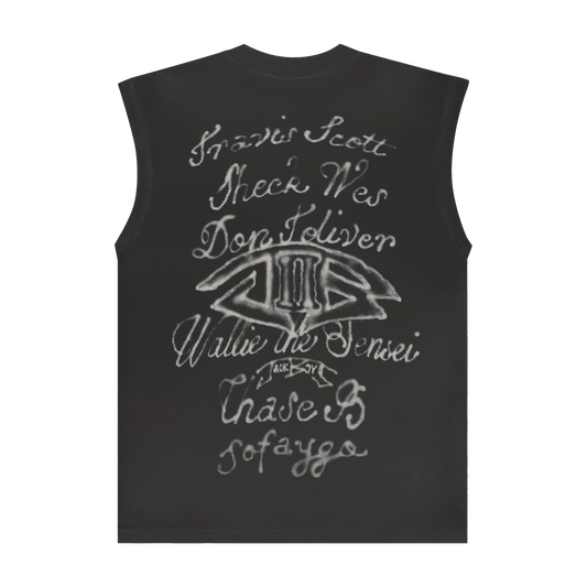 CJ TANK TOP | JACKBOYS 2 | BLACK SPRAY (LIMITED EDITION)