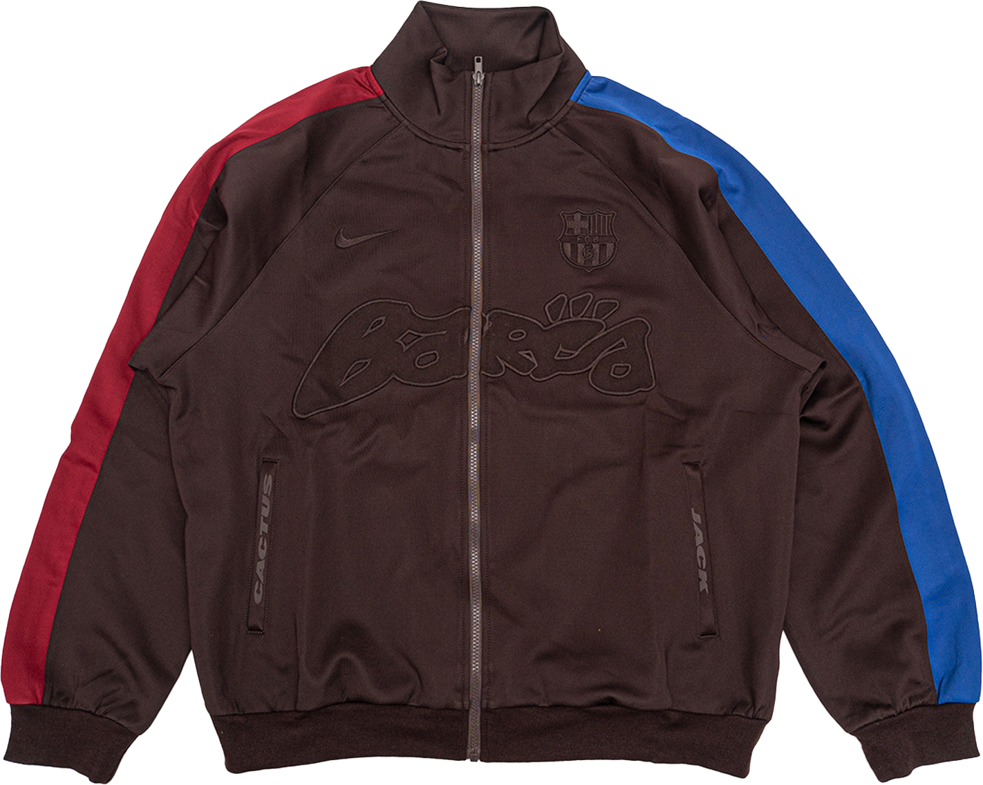 CJ X FC BARCELONA RETRO ZIP ANTHEM JACKET