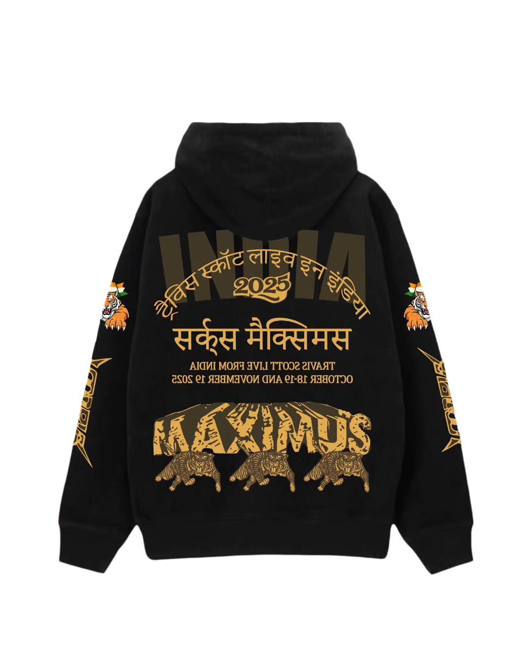 TRAVIS LIVE IN DELHI | HOODIE BLACK