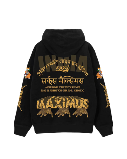 TRAVIS LIVE IN DELHI | HOODIE BLACK