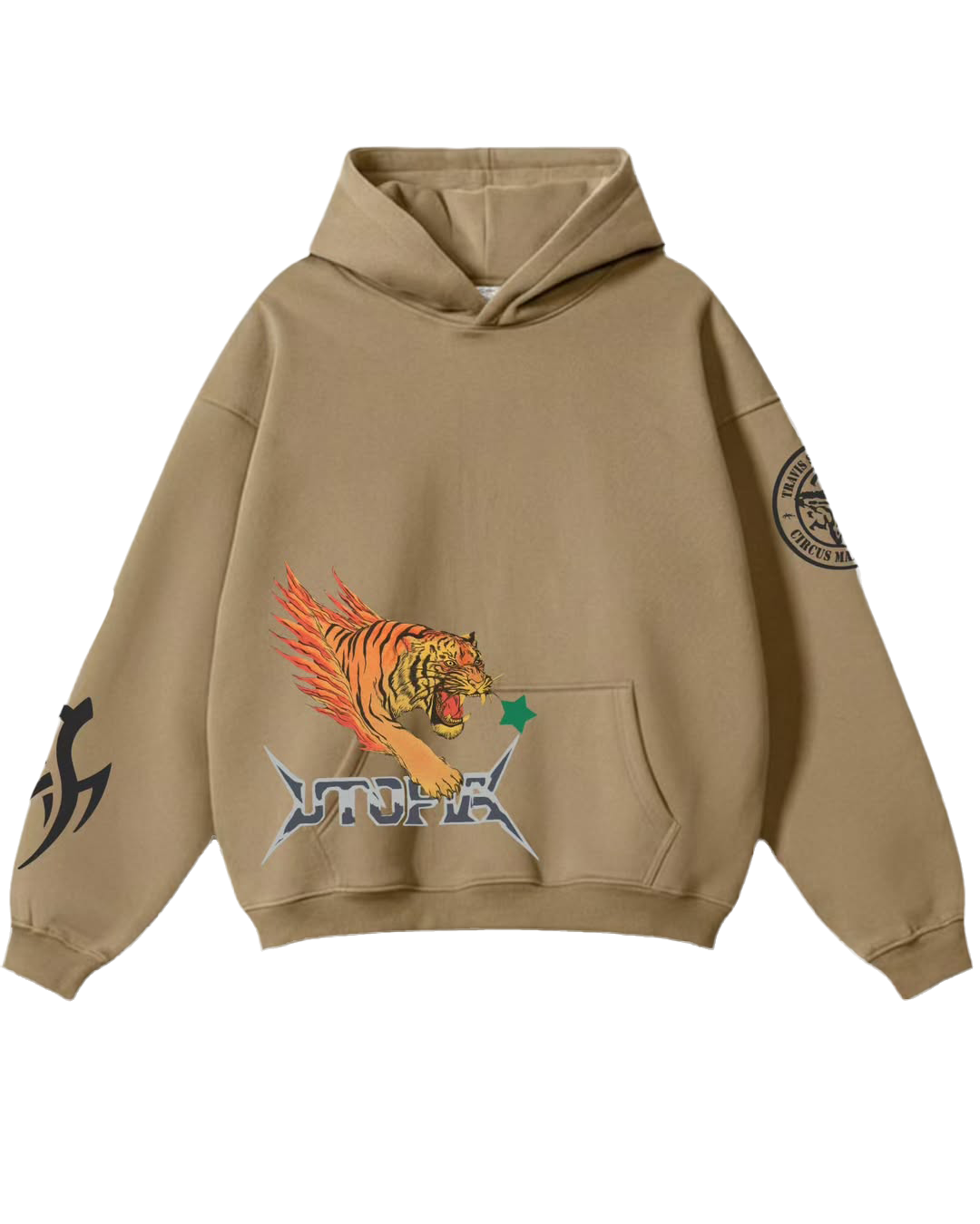 TRAVIS LIVE IN DELHI | HOODIE BEIGE