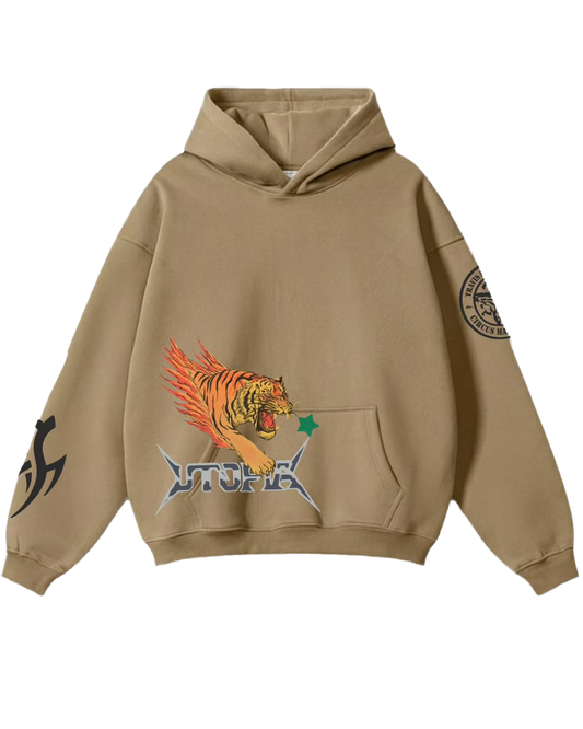 TRAVIS LIVE IN DELHI | HOODIE BEIGE