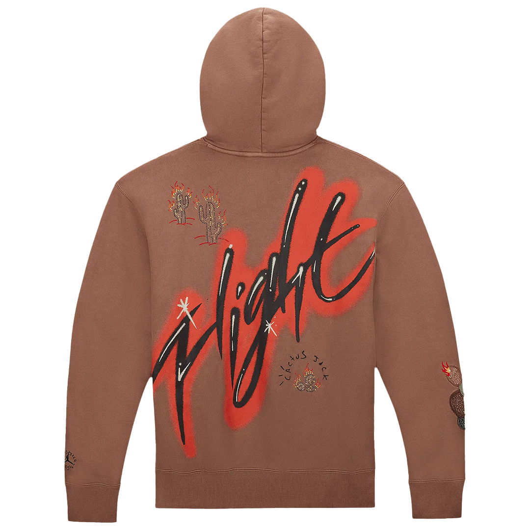 CJ X JORDAN HOODIE ARCHAEO BROWN
