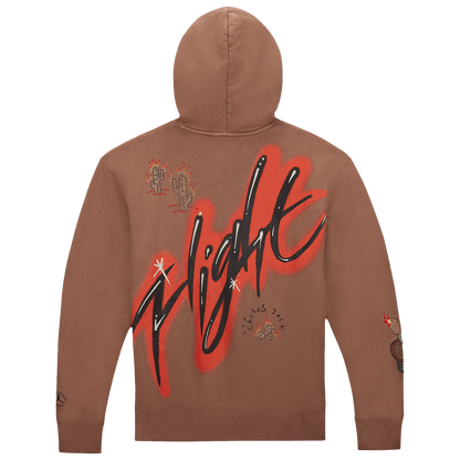 CJ X JORDAN HOODIE ARCHAEO BROWN