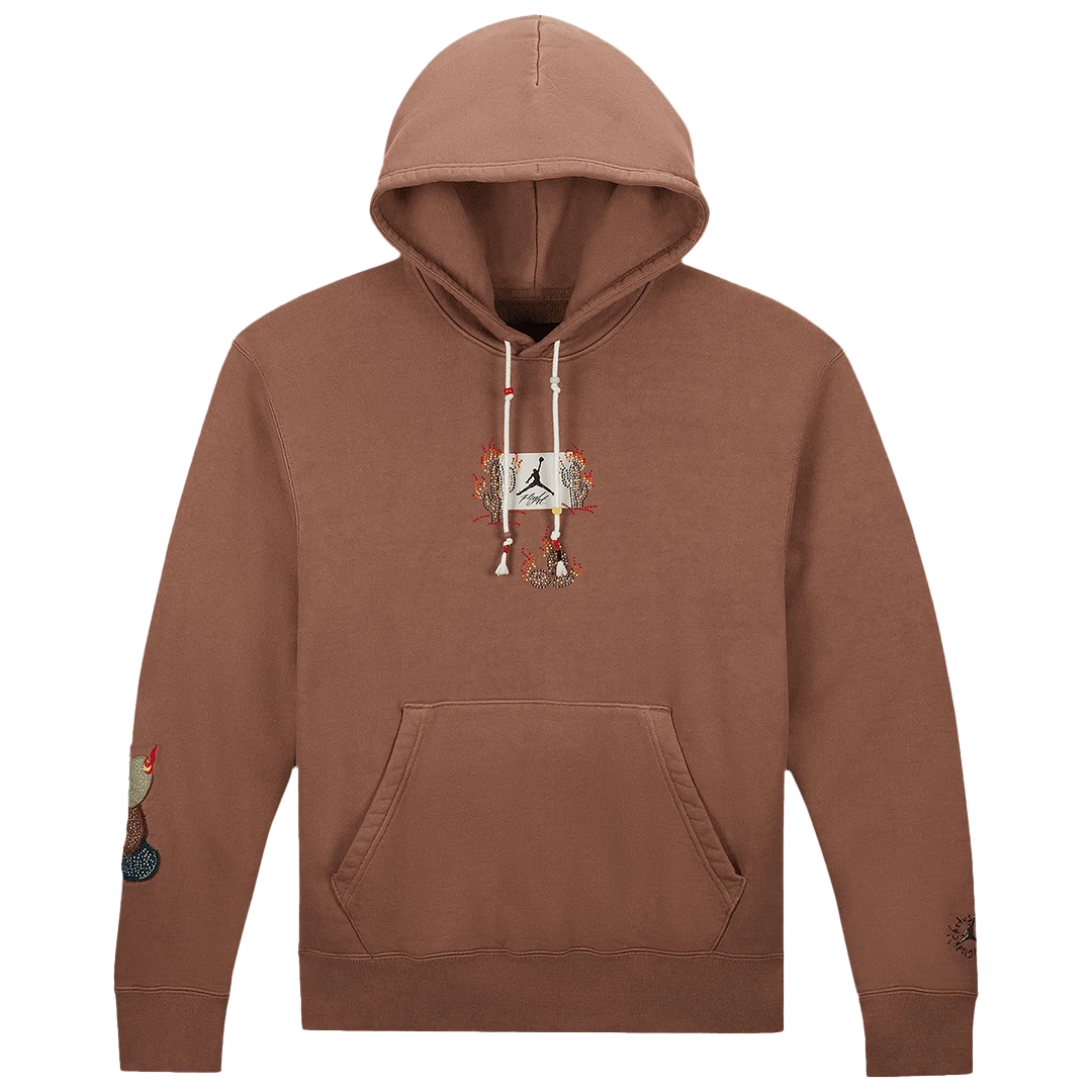 CJ X JORDAN HOODIE ARCHAEO BROWN