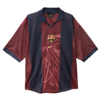 CJ X NIKE X FC BARCELONA RETRO 2000/01 HOME SKELETON JERSEY (PRE-ORDER)