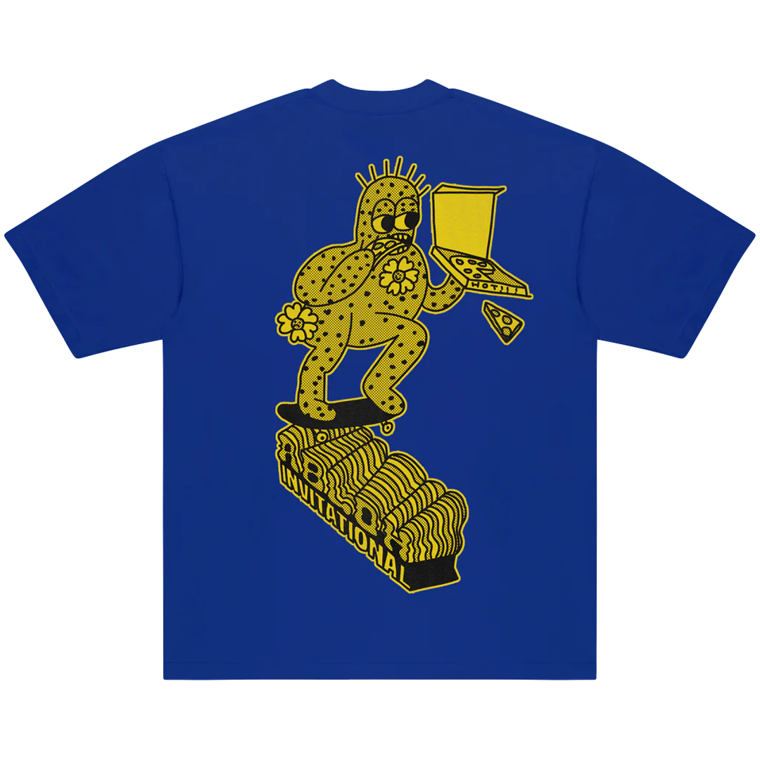 CJ X ARCH CACTUS SKATE TEE (BLUE)