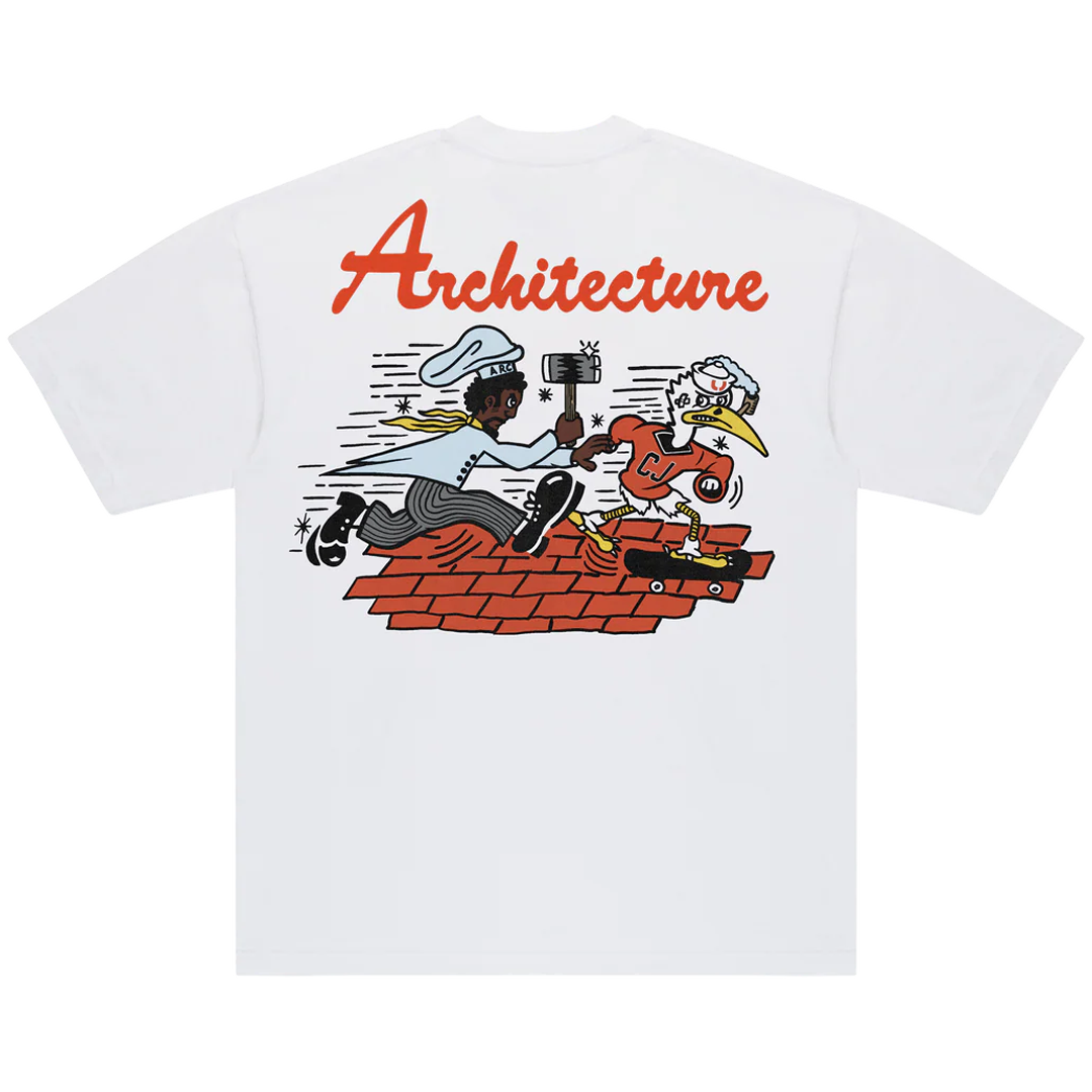 CJ X ARCH CHEF TEE (WHITE)
