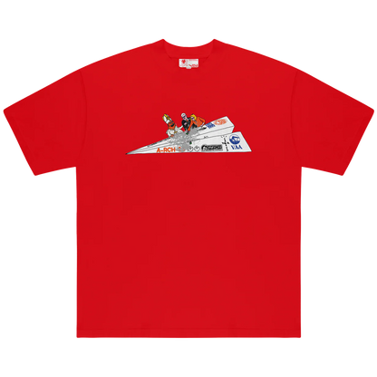 CJ X ARCH PAPER PLANE TEE (RED)