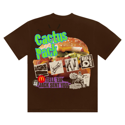 CJ X MCD CACTUS PACK VINTAGE PROMO | T-SHIRT BROWN