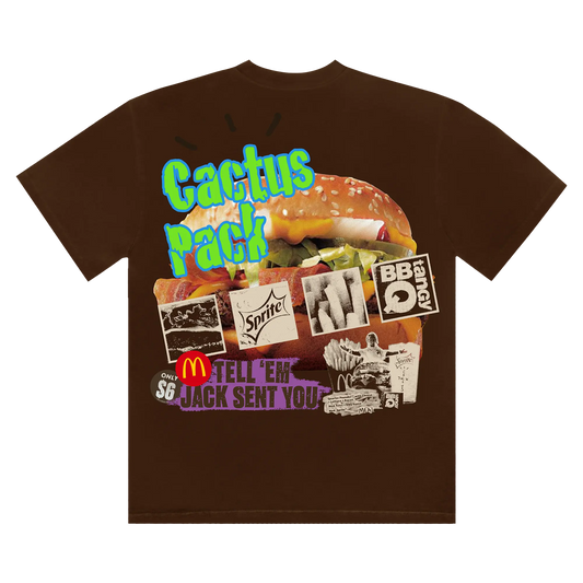 CJ X MCD CACTUS PACK VINTAGE PROMO | T-SHIRT BROWN