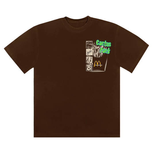 CJ X MCD CACTUS PACK VINTAGE PROMO | T-SHIRT BROWN