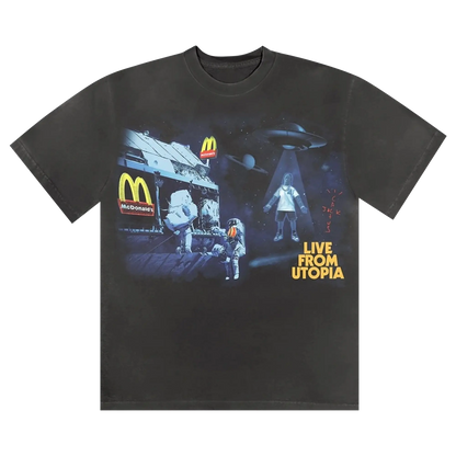 CJ X MCD LIVE FROM UTOPIA | T-SHIRT BLACK