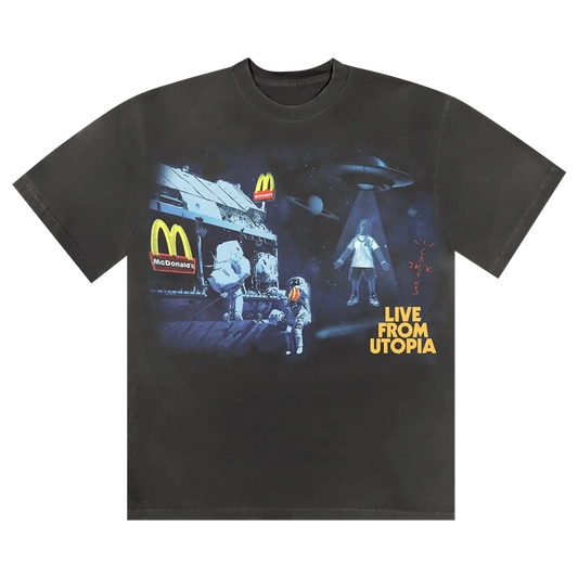 CJ X MCD LIVE FROM UTOPIA | T-SHIRT BLACK