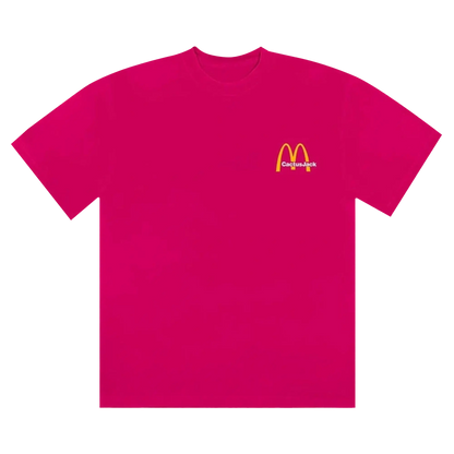 CJ X MCD VINTAGE ACTION FIGURE I T-SHIRT HOT PINK