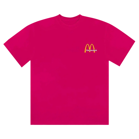 CJ X MCD VINTAGE ACTION FIGURE I T-SHIRT HOT PINK