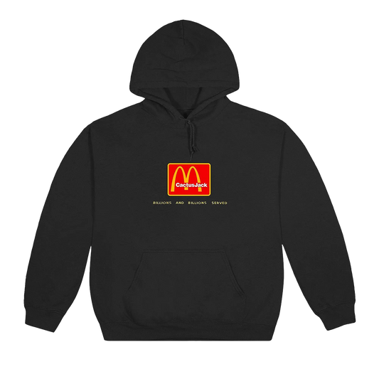 CJ X MCD BILLIONS SERVED | HOODIE BLACK