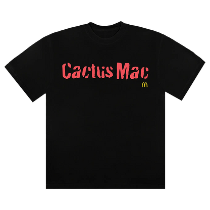CJ X MCD CACTUS MAC | T-SHIRT BLACK