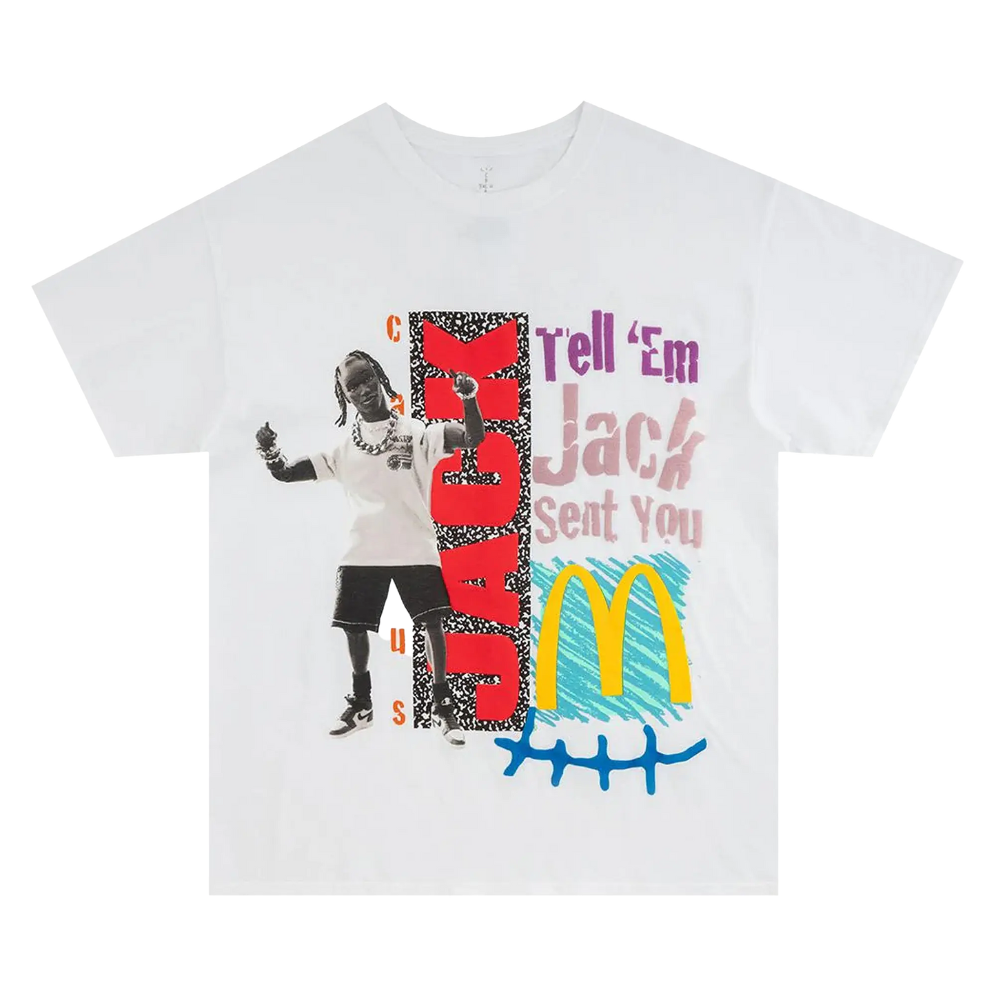 CJ X MCD TELL 'EM JACK | T-SHIRT 'WHITE'