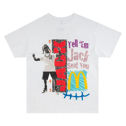 CJ X MCD TELL 'EM JACK | T-SHIRT 'WHITE'
