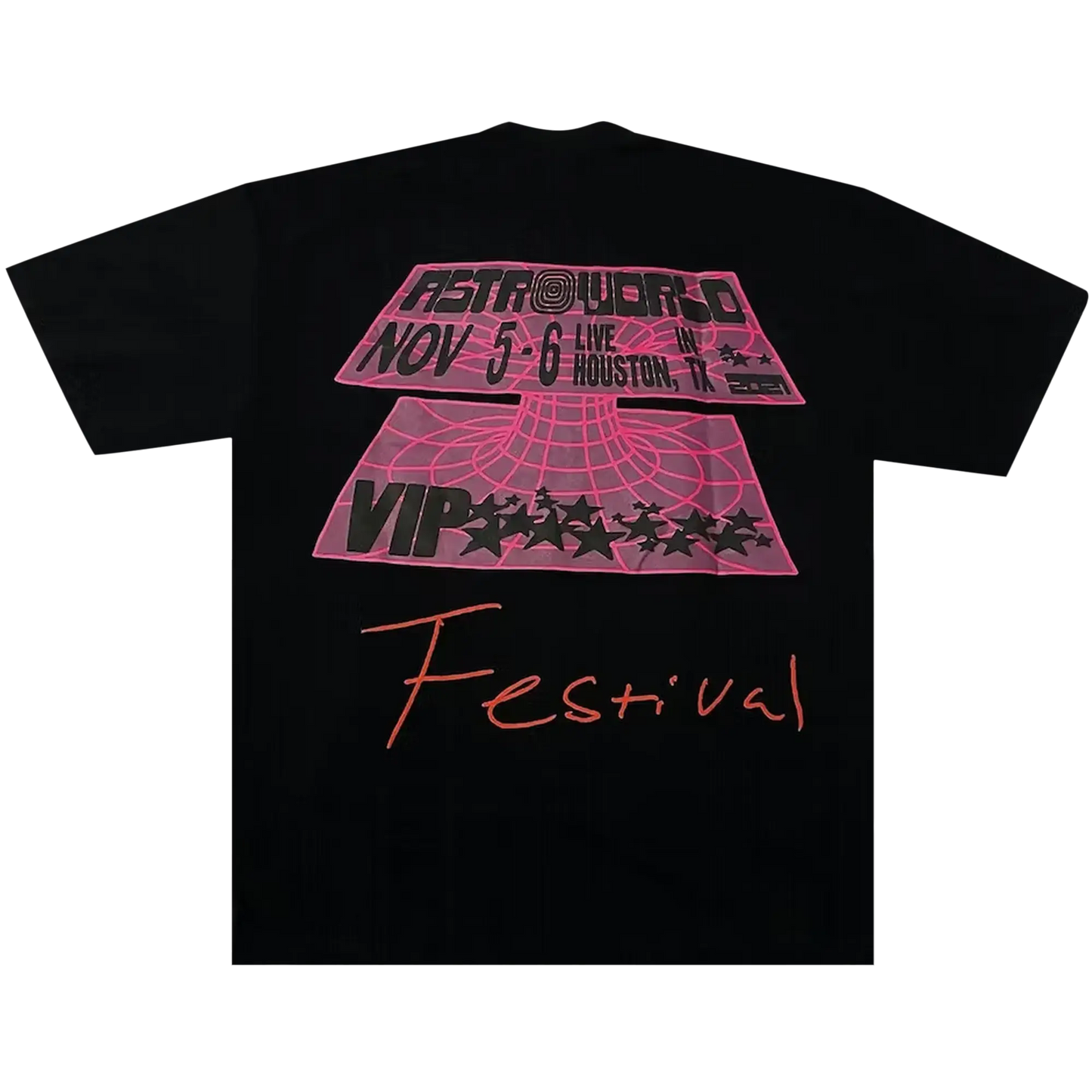 CACTUS JACK BY TRAVIS SCOTT ASTROWORLD FESTIVAL VIP TEE