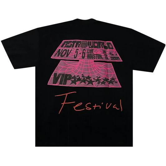 CACTUS JACK BY TRAVIS SCOTT ASTROWORLD FESTIVAL VIP TEE