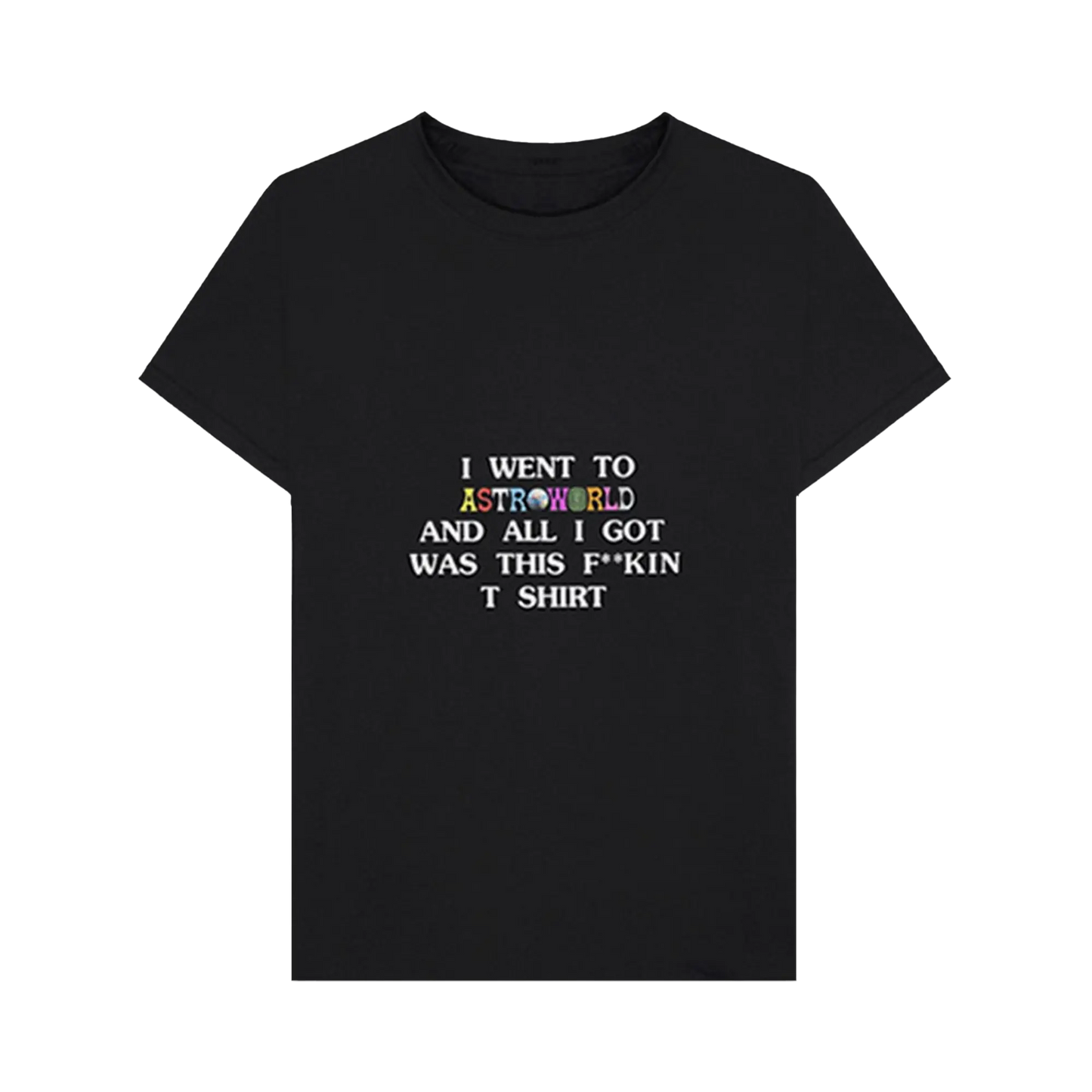 CACTUS JACK BY TRAVIS SCOTT ASTROWORLD I WENT TO ASTROWORLD T-SHIRT