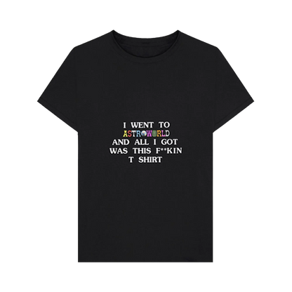 CACTUS JACK BY TRAVIS SCOTT ASTROWORLD I WENT TO ASTROWORLD T-SHIRT