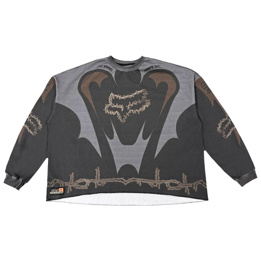 CJ X FOX RACING JERSEY | BLACK