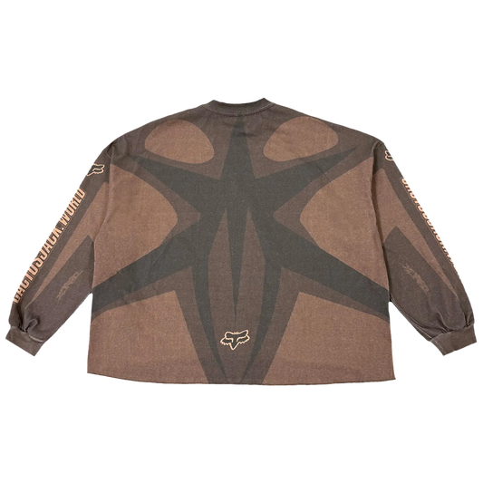CJ X FOX RACING JERSEY | BROWN