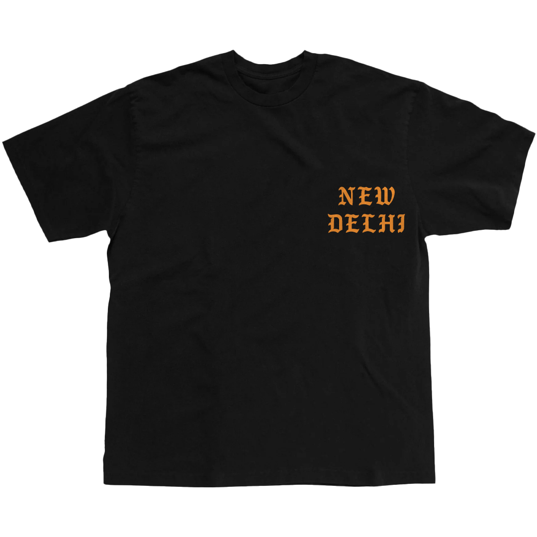 YZY INDIA TOUR TEE BLACK | v1