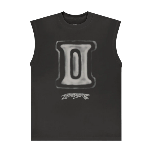 CJ TANK TOP | JACKBOYS 2 | BLACK SPRAY (LIMITED EDITION)