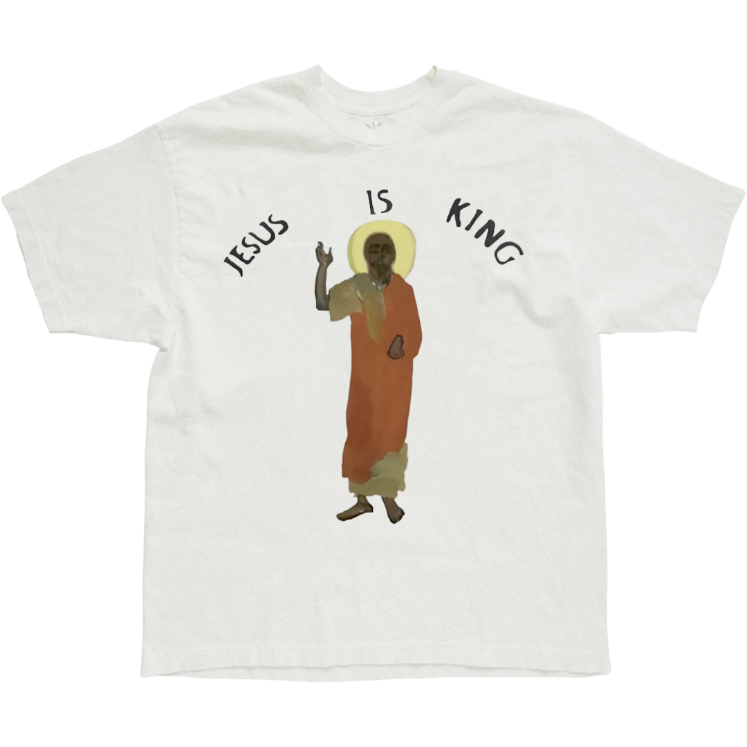 YZY JESUS IS KING TEE WHITE