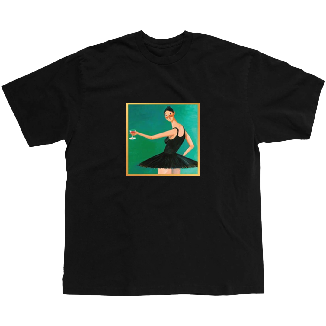 YZY MBDTF COVER TEE BLACK | v2