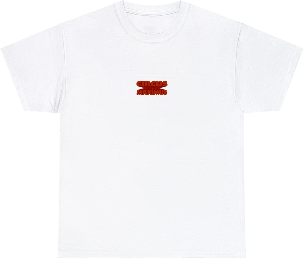 CIRCUS MAXIMUS TOUR 2025 TEE WHITE (ONLINE EXCLUSIVE)